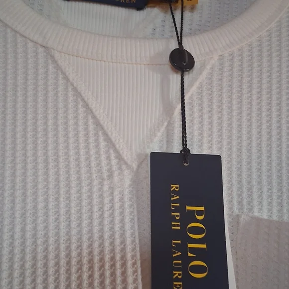 POLO RALPH LAUREN WAFFLE KNIT PULLOVER NWT. LARGE - Picture 8 of 8
